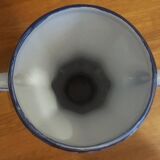 Medici vase in old Rouen earthenware signed R Tion handmade