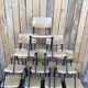 Vintage Galvanitas S35 chair – blue compass frame