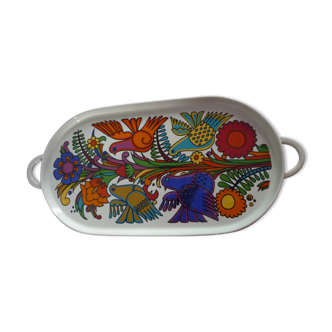 Plat vintage à décor mexicain Acapulco de Villeroy et Boch