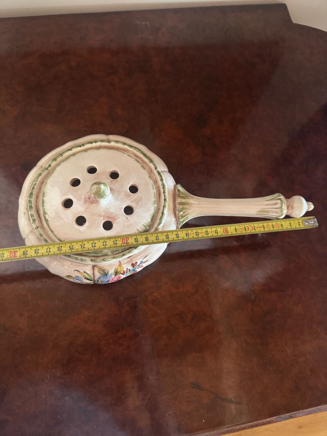 Antique ceramic flower vase