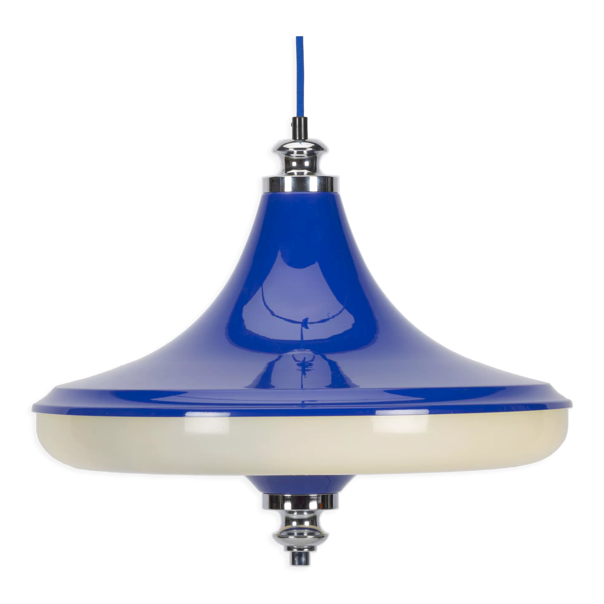 Blue Space Age 05652/01 Pendant Lamp for Massive