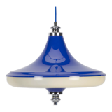 Blue Space Age 05652/01 Pendant Lamp for Massive