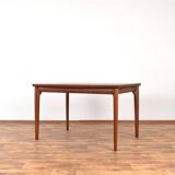 Mid-Century Danish Teak Extendable Dining Table, 1960s.
