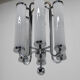 Bauhaus chrome-plated tubular chandelier, 1930s