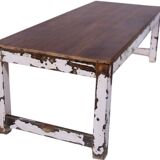 Burmese teak coffee table