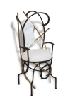 Wrought iron chair