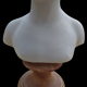 Biscuit bust louise Brongniart signed MNP Limoges XX century
