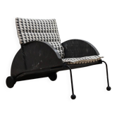 Fauteuil vintage rare Kartell Anna Castelli avec double housse des années 1980