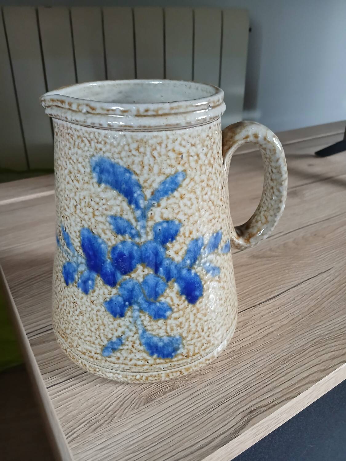 Old glazed stoneware jug