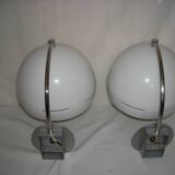 Pair of arco wall lights from the 70s