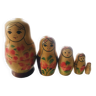 Traditional vintage Russian dolls or Matryoshkas