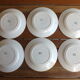 6 Flat plates Creil and Montereau Vintage Eye