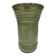Frosted glass vase with gilding from the 1950s.