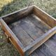 Antique Louis XV paneled table with 3 front drawers in solid cherry wood