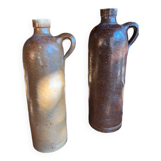 Set of stoneware jars