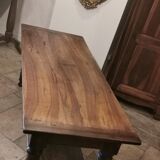 Table de drapier en noyer XIX