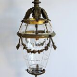 Lantern suspension of gilded bronze vestibule of the period of the XX th century