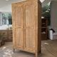 Parisian wardrobe in beech wood