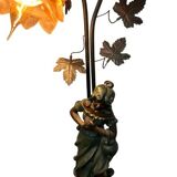 Table lamp in cast iron