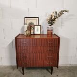Vintage chest of drawers spindle feet