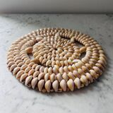 Trivet made of seashells