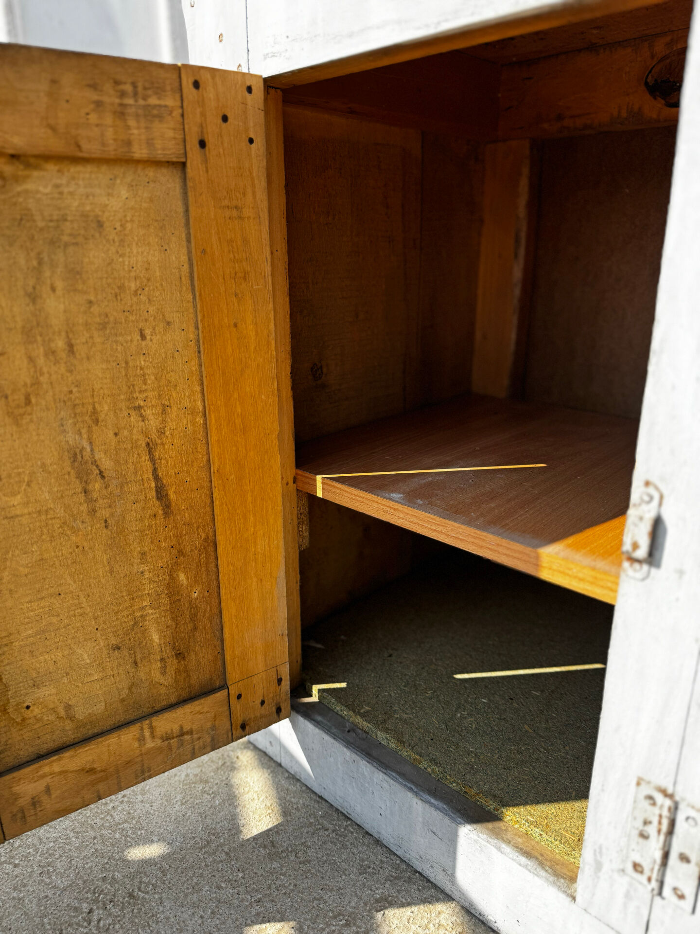 Small antique kitchen/workshop furniture