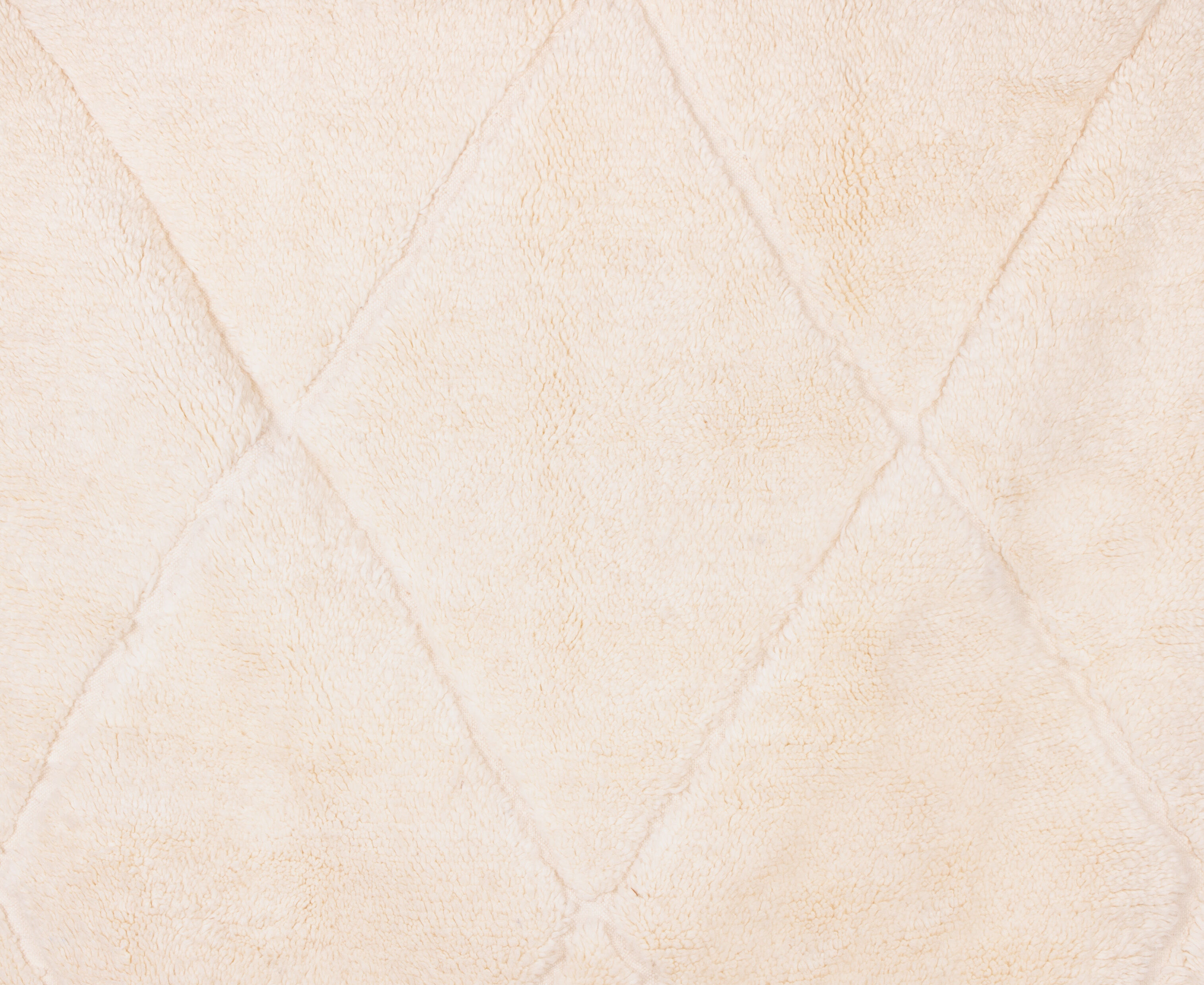 Berber carpet beni ourain ecru 170 x 160 cm