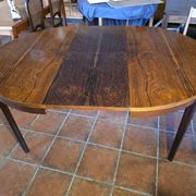 Table scandinave extensible en palissandre des années 60