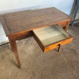 Solid oak desk with 1 drawer 90x48cm