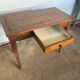 Solid oak desk with 1 drawer 90x48cm