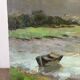 Après la tempête, huile sur toile signé 1969