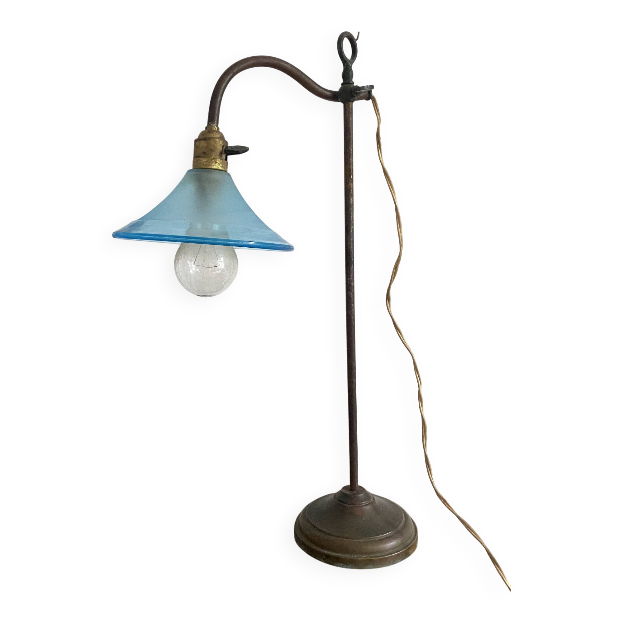 Lampe de bijoutier, lampe de bureau art déco