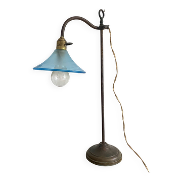 Lampe de bijoutier, lampe de bureau art déco