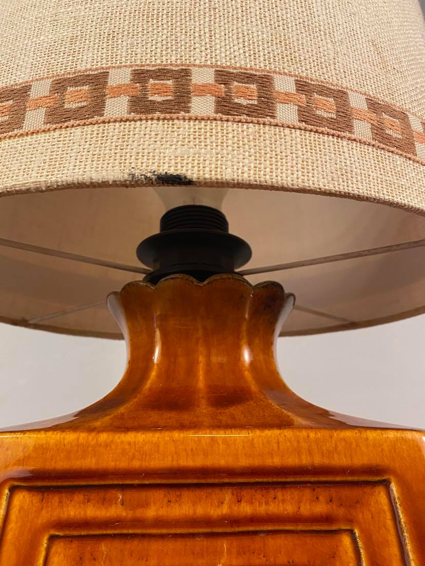 Ceramic table lamp germany lamp glazed ceramic, 60