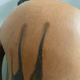 Denbac pitcher, flamed terracotta, 1900