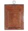 Classic hanging silver mirror massif early 20th - 22 x 29 cm