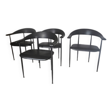 Chairs p40 made by Giancarlo Vegni & Gianfranco Gualtierotti