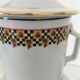 Art Deco filter coffee maker in Limoges porcelain by Balleroy Frères