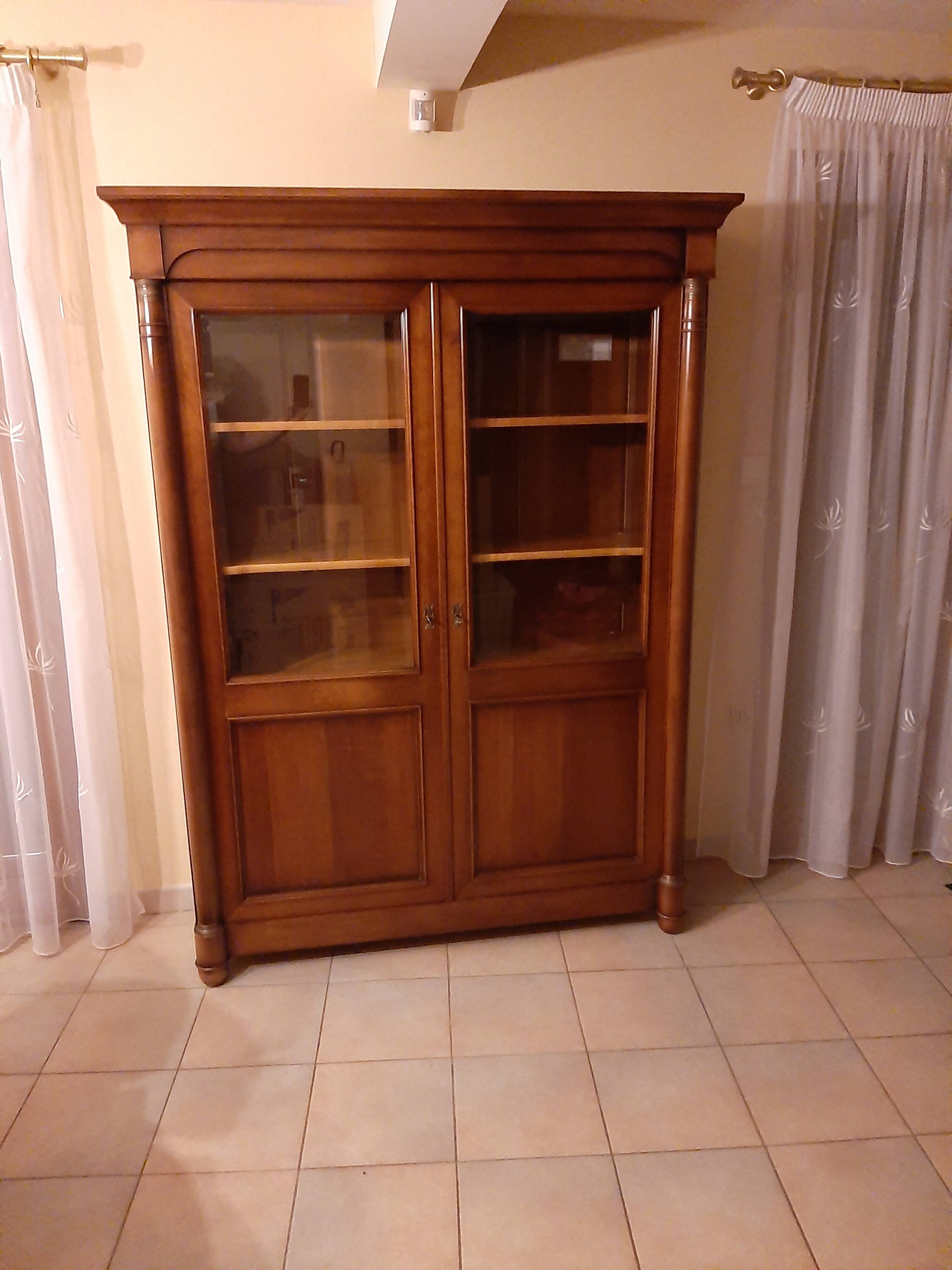Vintage JP Tricoire 2-door display and storage unit