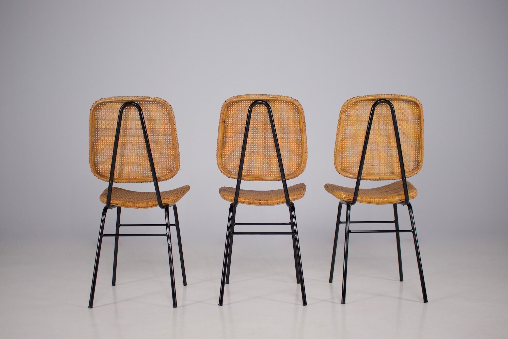 Rattan/bamboo splice chairs