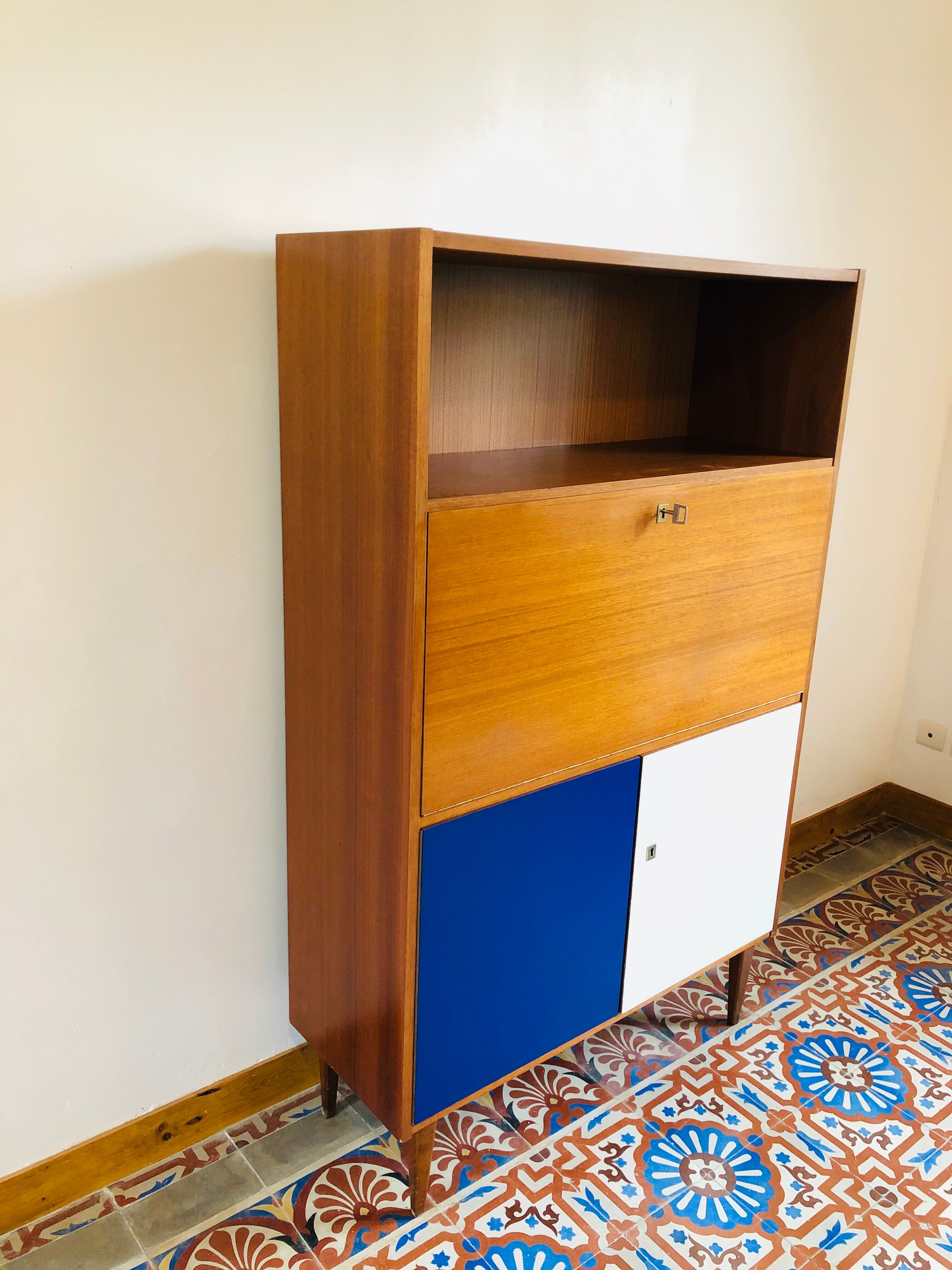 Vintage teak secretary 1960