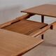 Table à manger scandinave à double rallonge