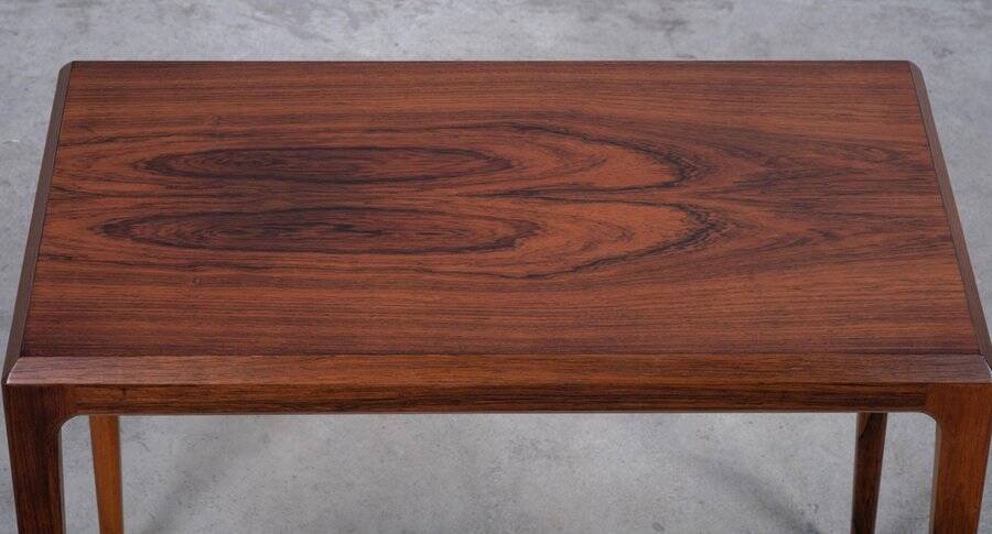 Rosewood Side Table by Johannes Andersen for Silkeborg Møbelfabrik, Denmark, 1960s