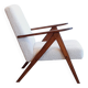 1960 model B 310 var mid century chair in ivory boucle
