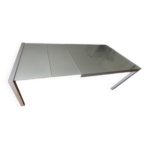 Table extensible en verre