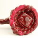 Vintage red ceramic candle holder - doe - "Nice"