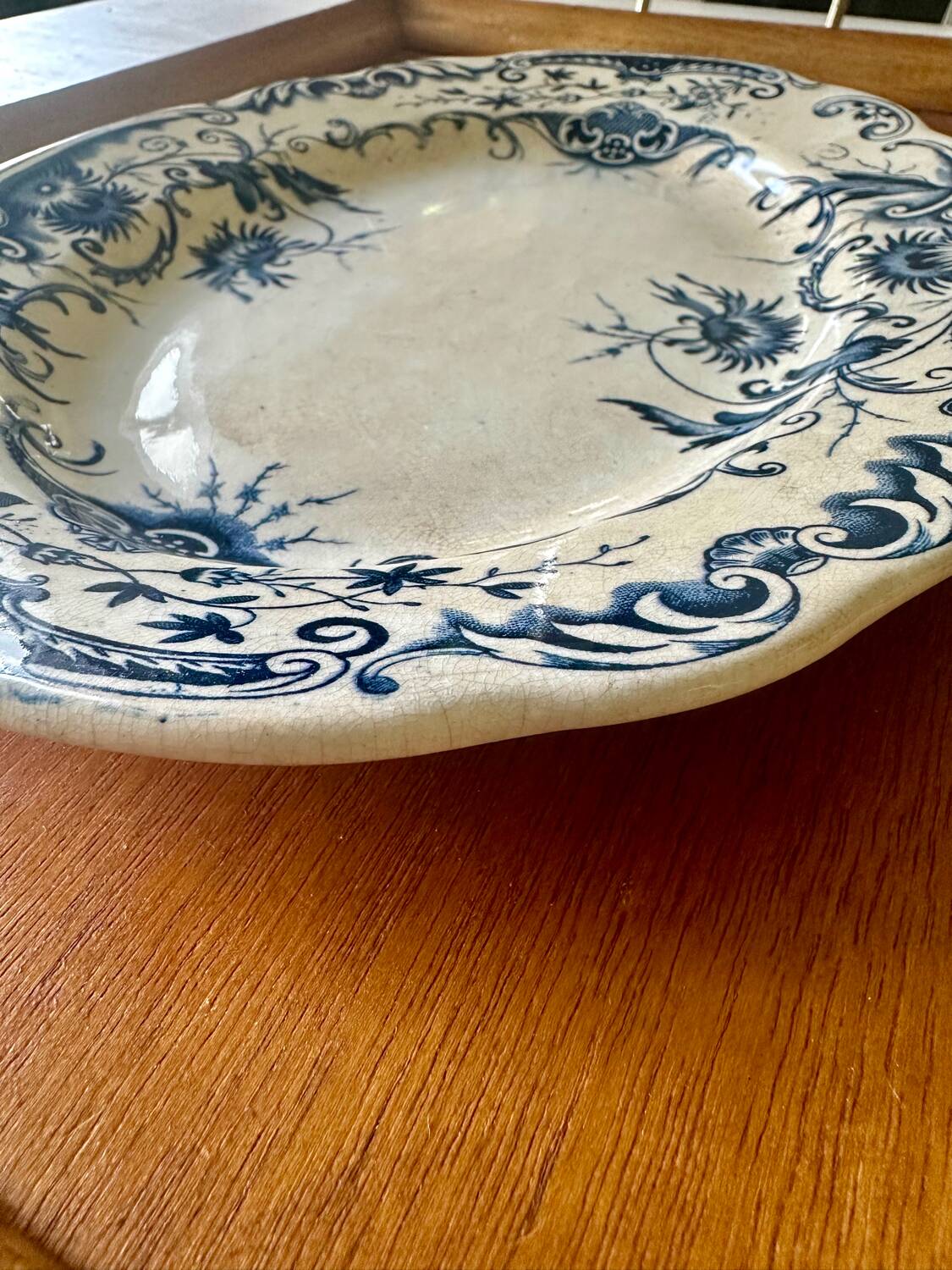 English earthenware dish