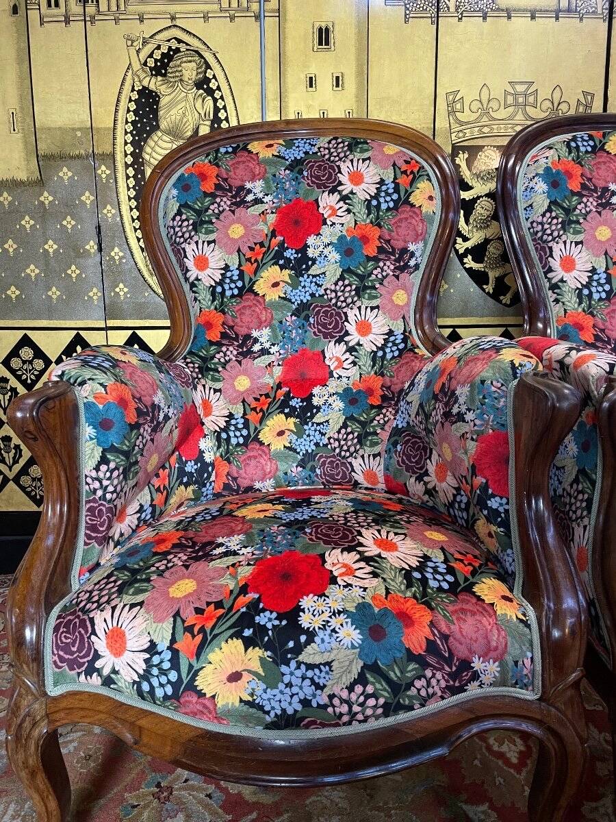 Pair of Louis Philippe armchairs //Napoleon III