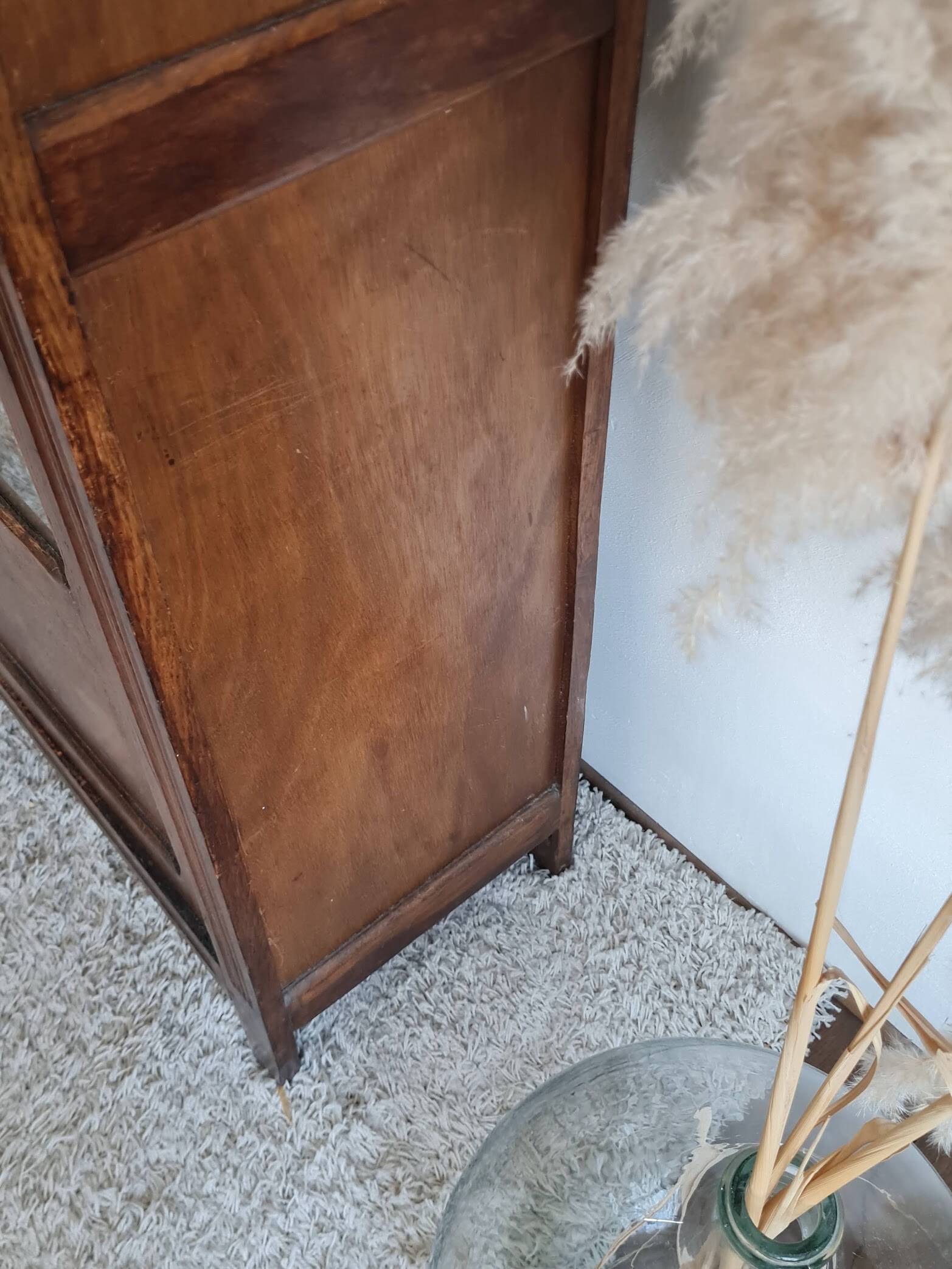 Glass-fronted Parisian wardrobe