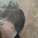 Portrait de femme sur toile